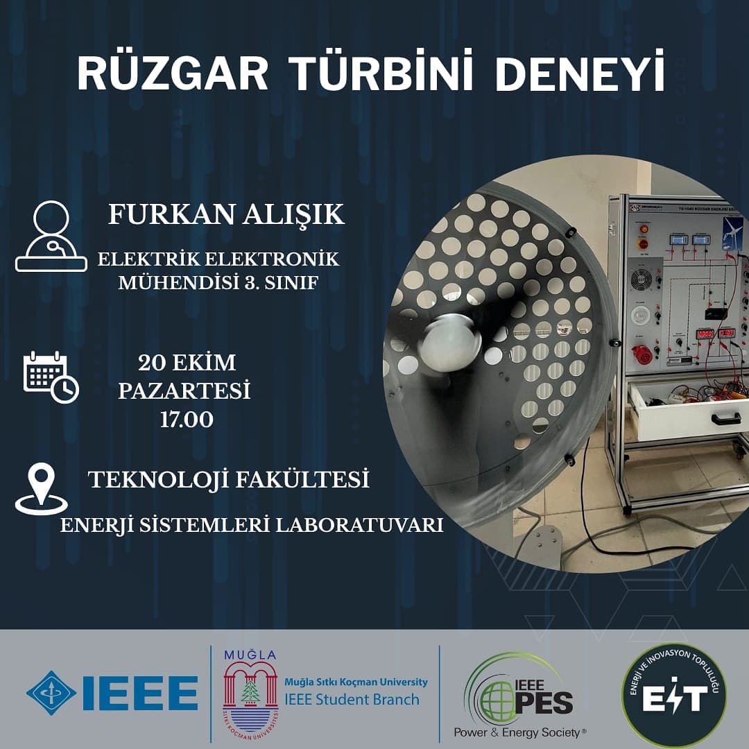 Rüzgar Türbini Deneyi